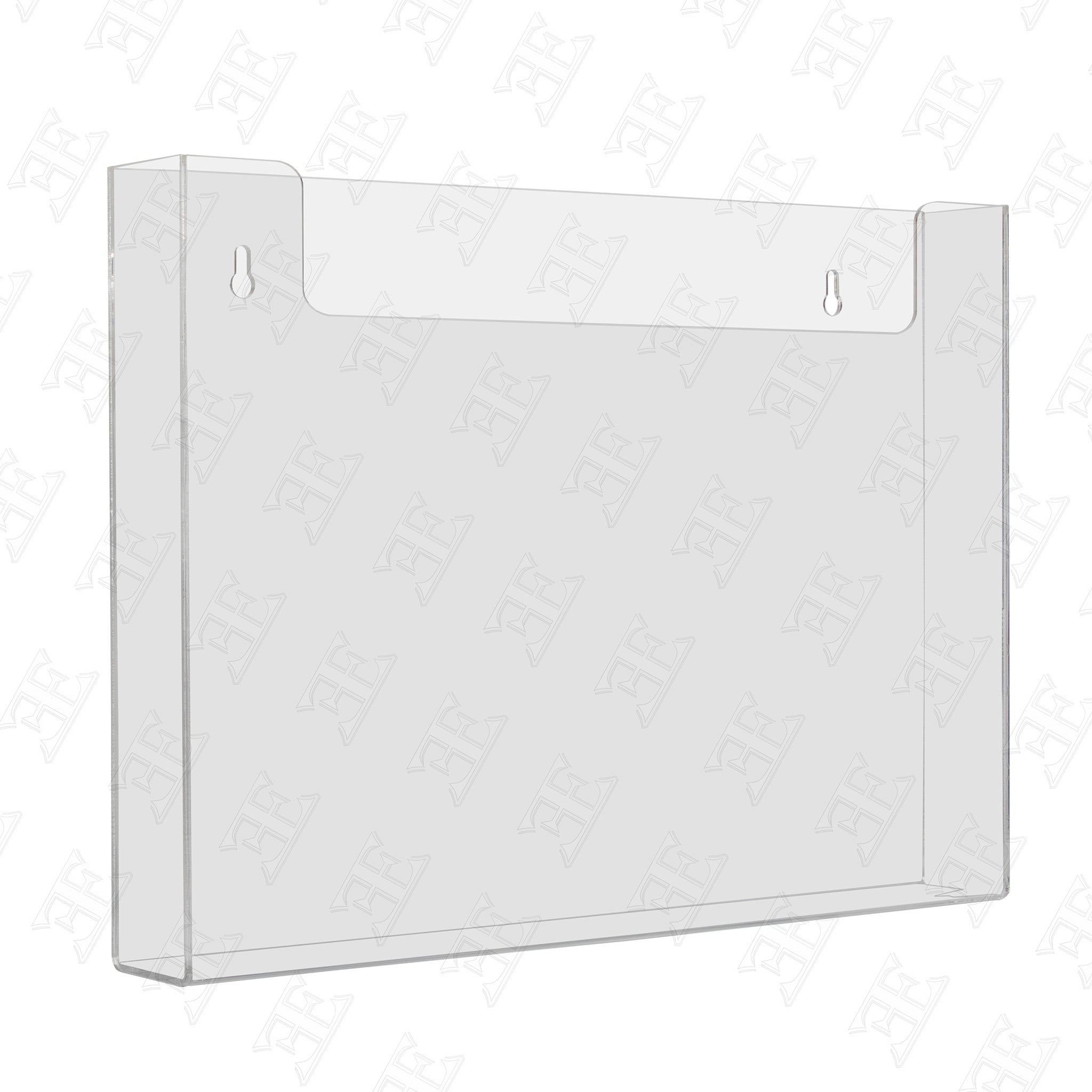 Landscape Wall Mount Brochure Holder
