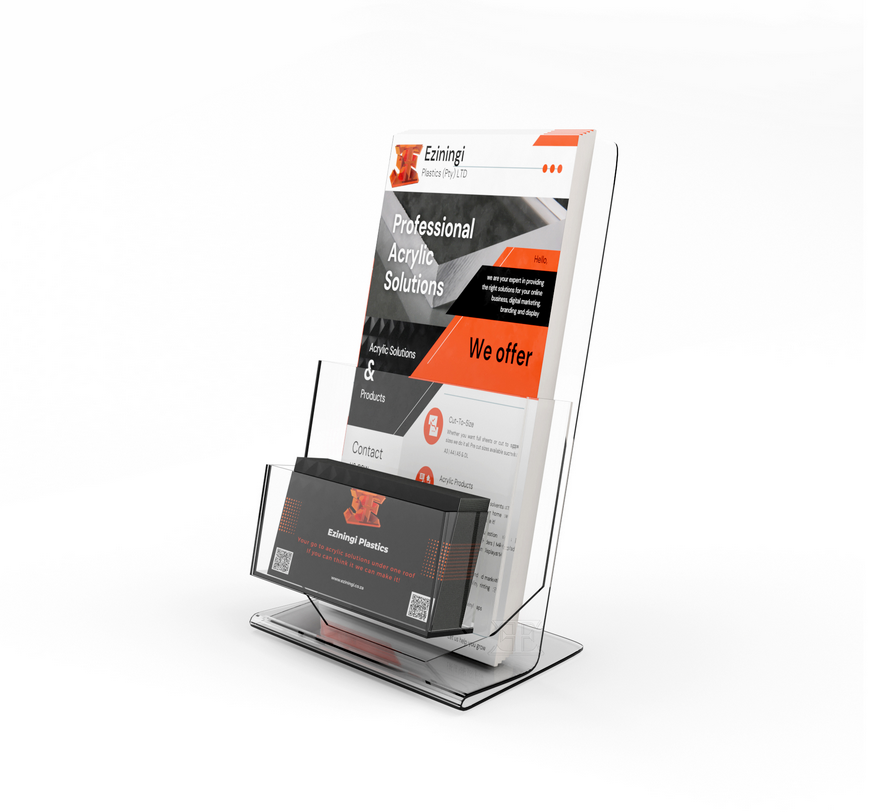 Acrylic Brochure Holder Combo
